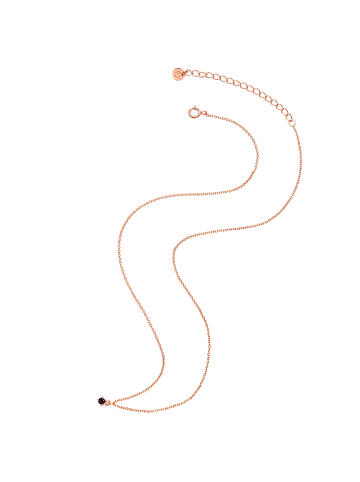Glanzstücke München Halskette Sterling Silber Spinell in roségold
