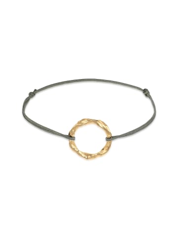 Elli Armband 925 Sterling Silber Geo, Kreis in Gold