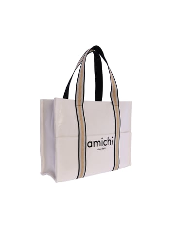 Amichi Strandtasche Sibilina (B)52 x (H)36 x (T)18 cm in Weiß