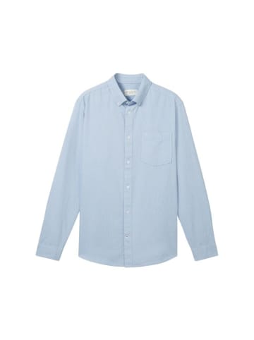 Tom Tailor Langarmhemd in light blue chambray