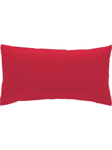 Erwin Müller Seersucker Kissenbezug Rosenheim in rot