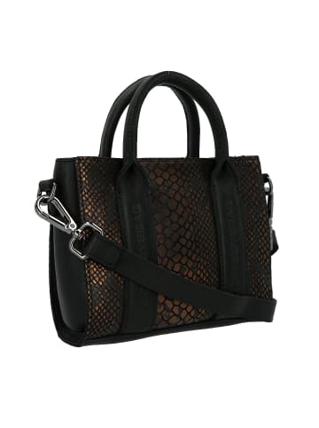Cowboysbag Glam Newburgh Mini Bag Handtasche Leder 18.5 cm croco bronze - black