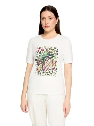 Betty Barclay Basic Shirt mit Aufdruck in Patch Cream/Green