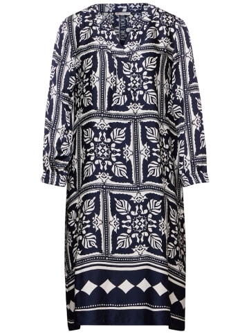 Street One Tunika Kleid mit Print in Blau