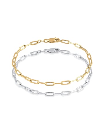 Elli Schmuckset 925 Sterling Silber in Zweifarbig