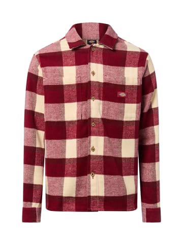 Dickies Hemd Plaid Coaling in bordeaux ecru - 0001