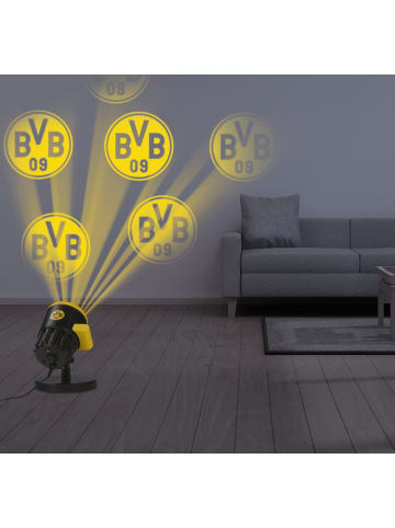 BVB LED-Motivstrahler 7,5W schwarz mit Logo  Schwarz