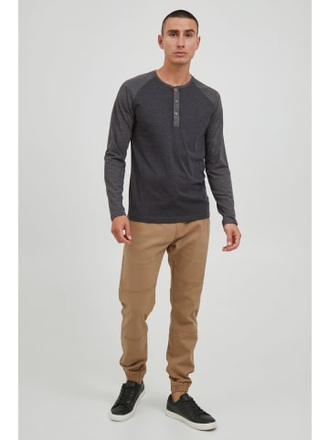 INDICODE Rundhalsshirt IDWinston in grau melange