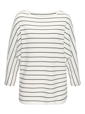 Vivance 3/4-Arm-Shirt in weiß, schwarz