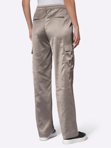 Heine Satin-Hose in taupe