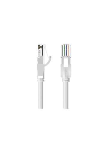 Wisam® Netzwerkkabel UTP CAT6 RJ45 Ethernet 1000Mbps RJ45 auf RJ45 1m grau