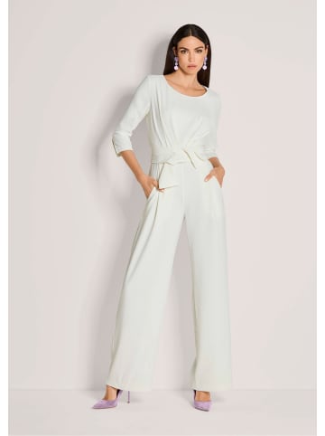 MADELEINE Eleganter Jumpsuit mit Layering-Oberteil in wollweiß