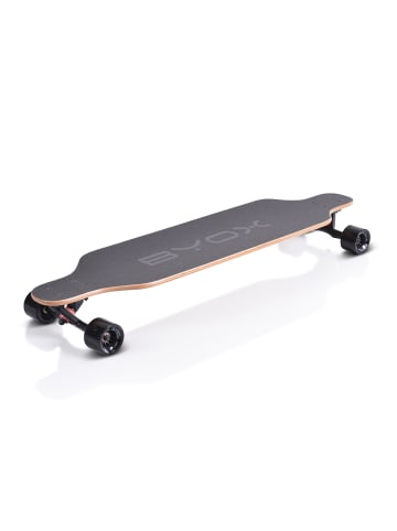 Byox Kinder Skateboard Longboard 41" in schwarz