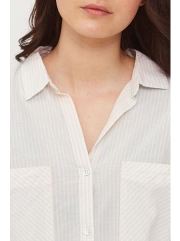 b. young BYFIE YD STRIPE SHIRT - LIGHT WOVEN Loose fit in Oyster Mix