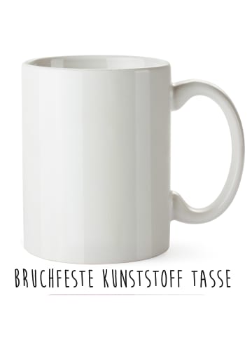 Mr. & Mrs. Panda Kinderbecher Einhorn Dankeschön mit Spruch in Weiß