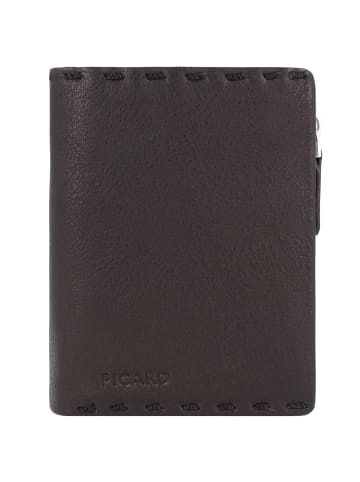 PICARD Ranger 1 Geldbörse RFID Schutz Leder 8 cm cafe