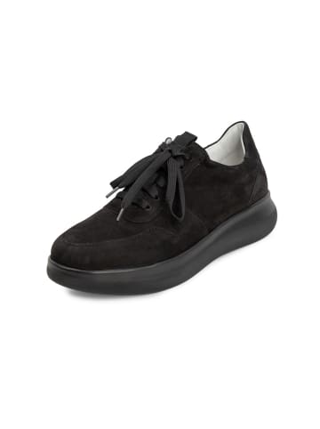 VITAFORM Nubukleder Sneaker in schwarz