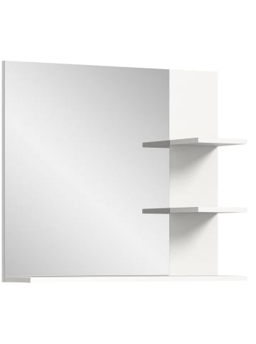 xonox.home Spiegel  (B/H/T: 80x70x20 cm) in weiß und Spiegelfront