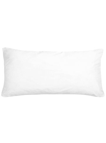Beliani Kissen ERRIGAL in Weiß - (W) 80 x (H) 5 x (L) 40 cm