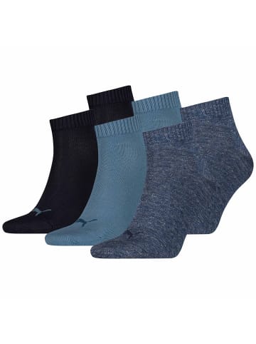 Puma Socken 6er Pack in Dunkelblau/Blau/Hellblau