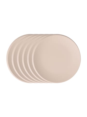 6er Set Frühstücksteller NewMoon in Beige ø 24 cm