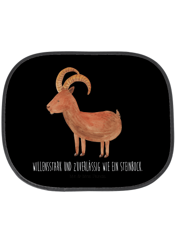 Mr. & Mrs. Panda Auto Sonnenblende Sternzeichen Steinbock mit Sp... in Schwarz