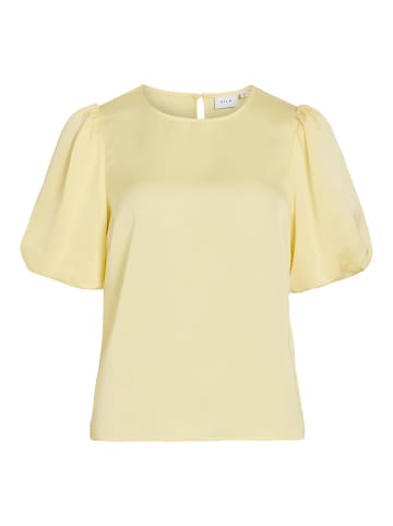 Vila Oberteil mit kurzen Ärmeln in Pastel Yellow