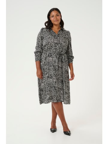 KAFFE curve Kleid KCshana in Black/Turtledove Graphic Dot