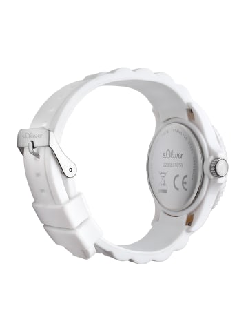 s.Oliver Armbanduhr Small Color in weiß