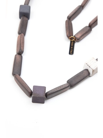 collezione alessandro Lange Kette " Maya " in braun