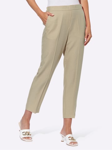 Heine Bügelfaltenhose in schlamm