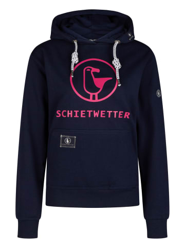 SCHIETWETTER Hoodie Gerti in navy/neonpink