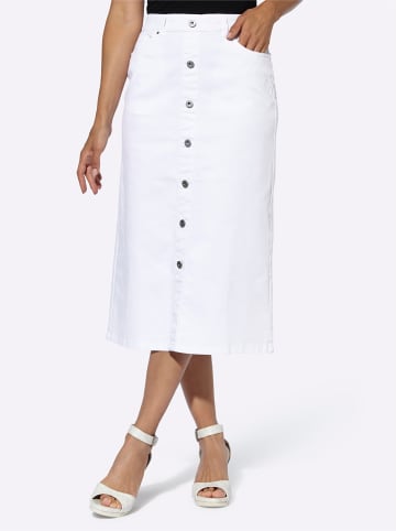 WITT WEIDEN Jeans-Rock in weiß