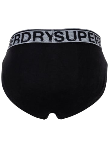 Superdry Slip 3er Pack in Schwarz