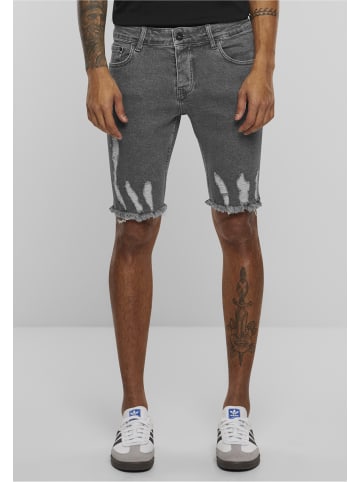 2Y Premium 2Y Premium Herren 2Y Destroyed Skinny Denim Shorts in grey