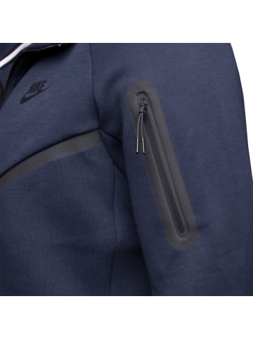 Nike Fleecejacke Tech Fleece Full-Zip Windrunner Hoodie in dunkelblau