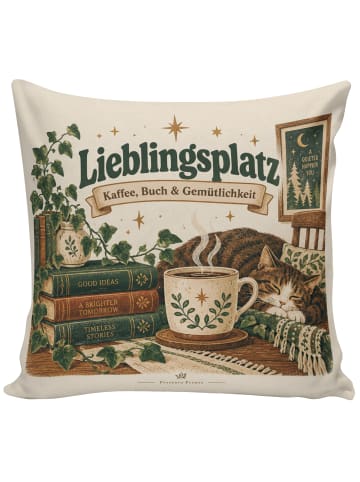 Mr. & Mrs. Panda Kissen Kaffeetasse gemütlich Design mit Spruch in Weiß