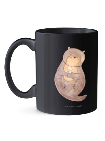 Mr. & Mrs. Panda Teebecher Otter Muschel ohne Spruch in Schwarz