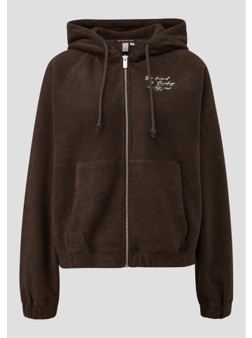 QS Sweatshirt in 8947_dunkelbraun