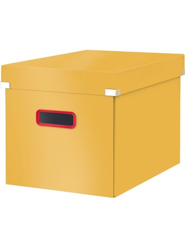 Leitz Aufbewahrungsbox Click & Store Cosy Cube groß Karton gelb
