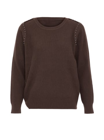 VIRITA Women Strickpullover in Braun