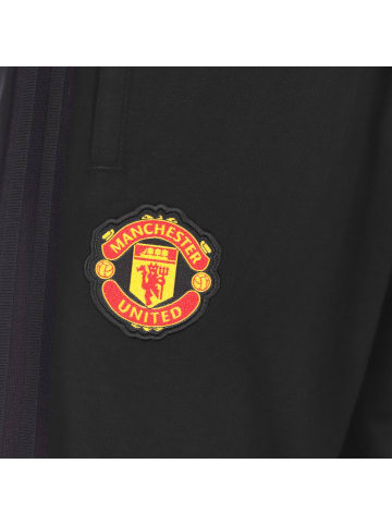 adidas Performance Shorts Manchester United Travel in schwarz / lila