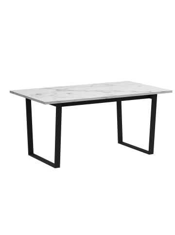 ebuy24 Essgruppe Tilst (5-teilig) Weiß 160 x 90 cm