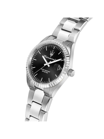 Maserati Analog-Armbanduhr Maserati Competizione in silber groß (ca. 43mm)