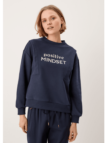 s.Oliver Sweatshirt langarm in Blau