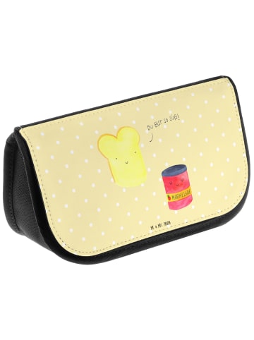 Mr. & Mrs. Panda Kulturtasche Toast Marmelade ohne Spruch in Gelb Pastell