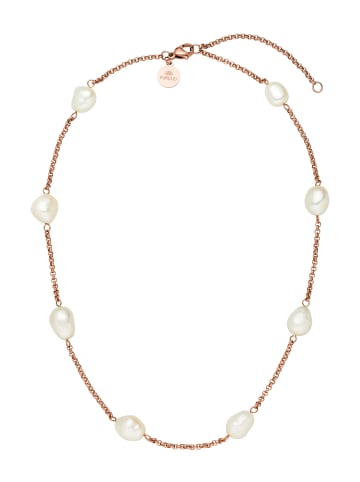 PURELEI Perlenkette Malahi in Rosegold