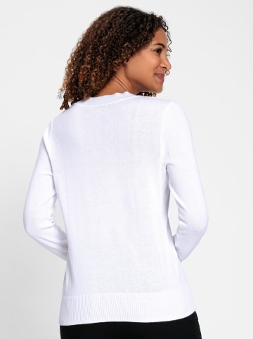 WITT WEIDEN V-Ausschnitt-Pullover in ecru