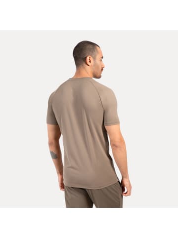 SMILODOX T-Shirt Delian in Taupe