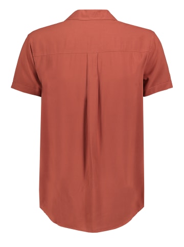Eight2Nine Kurzärmliges Hemd mit Knopfleiste und Kragen in Braun
